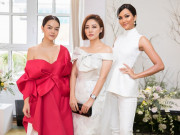 Thời trang - Nơm nớp lo sợ sự cố trang phục với váy trễ cổ thênh thang của Phạm Quỳnh Anh