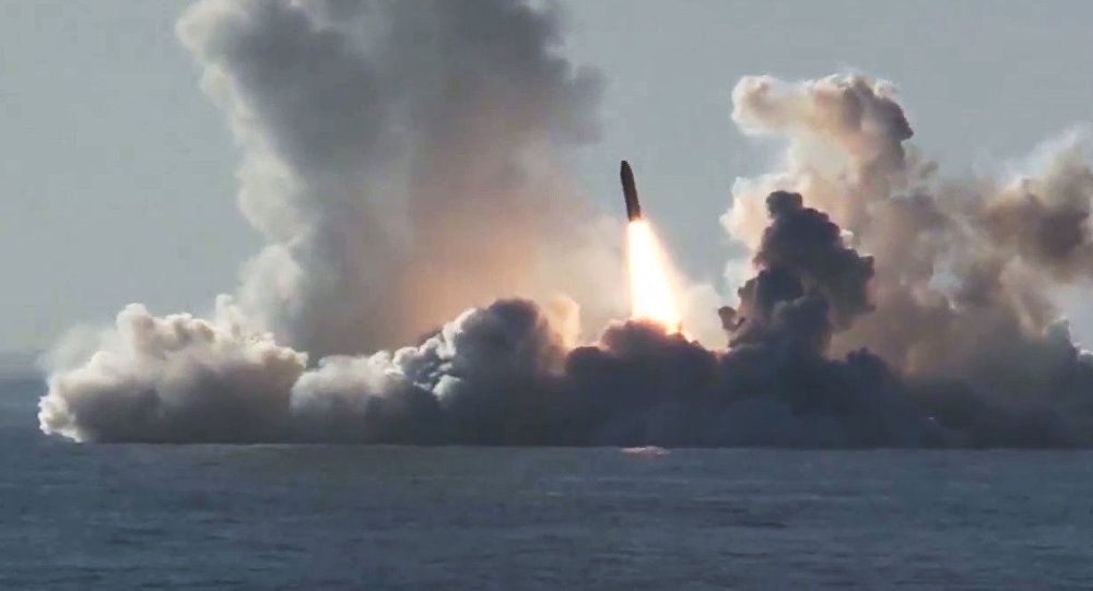 Bulava là mẫu tên lửa hạt nhân phóng từ tàu ngầm uy lực nhất của Nga.