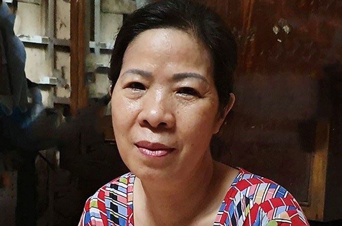 Bà Nguyễn Bích Quy, người đưa đón học sinh