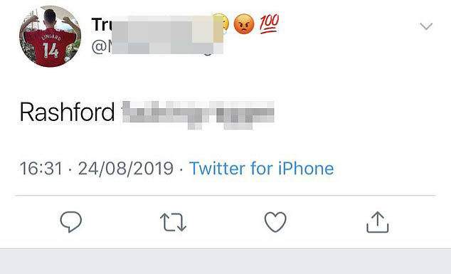 Rashford hứng chịu mưa chỉ trích