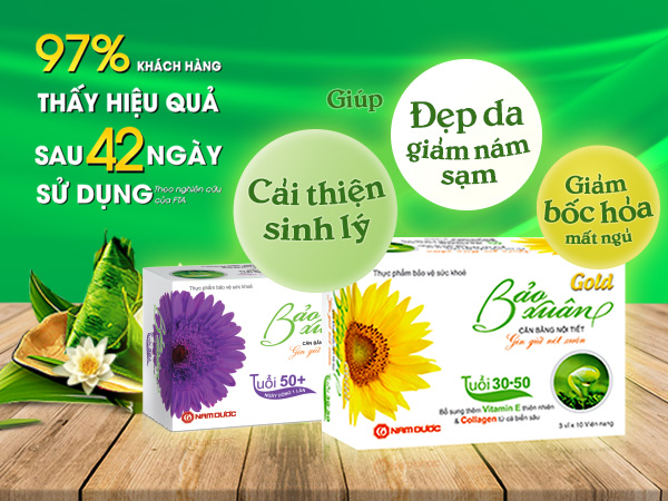 TPBVSK Bảo Xuân – cân bằng nội tiết, gìn giữ nét xuân