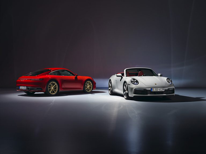 Bộ đôi 911 Carrera Coupe và Cabriolet được Porsche giới thiệu phiên bản mới - 1