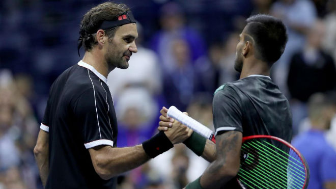 Federer nhọc nhằn vượt qua Nagal sau 4 set khi ra quân ở Mỹ mở rộng năm nay