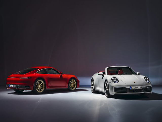 Ô tô - Bộ đôi 911 Carrera Coupe và Cabriolet được Porsche giới thiệu phiên bản mới