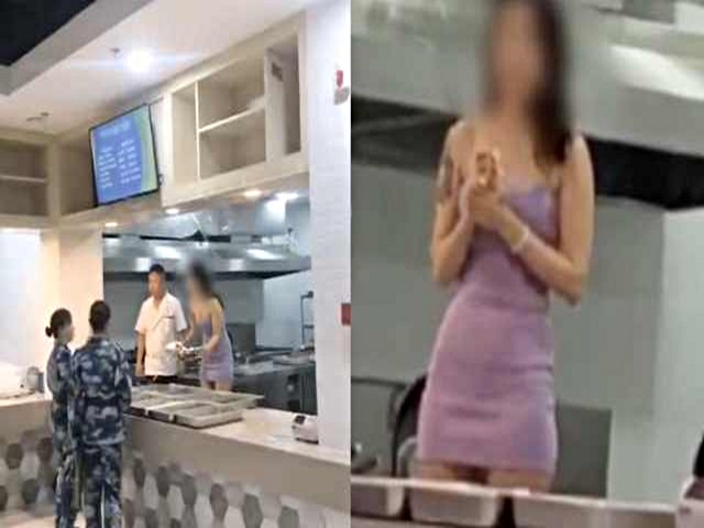 Bạn trẻ - Cuộc sống - Mặc váy ngắn bó sát bán đồ ăn cho sinh viên, cô gái bị "ném đá"