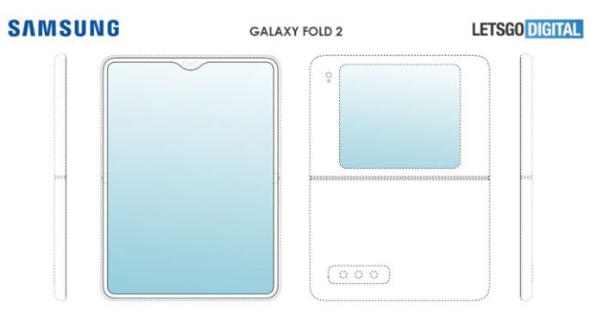 Nội dung bằng sáng chế dành cho Galaxy Fold 2 của Samsung.