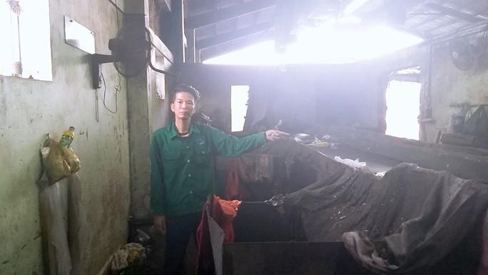 Băng chuyền xử lý rác tại Nhà máy Xử lý rác thải TP Cà Mau