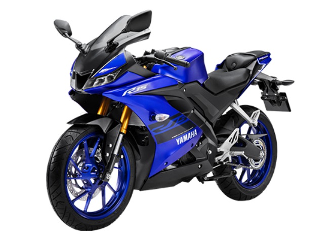 Yamaha YZF-R15 màu xanh dương.
