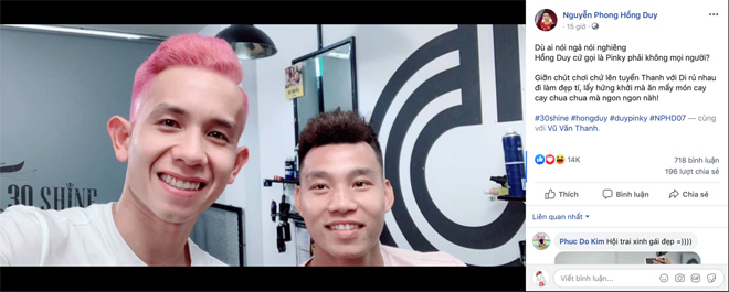 Diện mạo mới của bộ đôi hậu vệ khiến CĐM thích thú