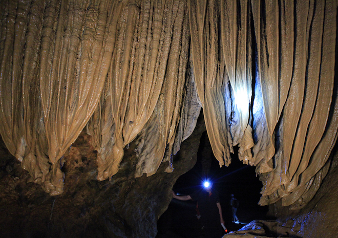 Hệ thống thạch nhũ hình thành từ thời khủng long, ước tính cách đây hàng trăm triệu năm trước. (Ảnh: Paradise Cave)