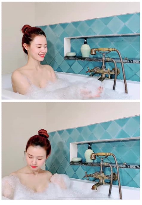 Hình ảnh quyến rũ mới của Midu "gây bão" cộng đồng mạng. 