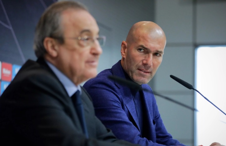 Zidane đang khiến Perez "nóng mắt"