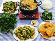 Ẩm thực - Cách làm lẩu ếch măng chua cay đậm đà hấp dẫn cho ngày mưa gió