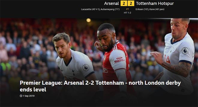 Siêu kịch tính Arsenal - Tottenham: Báo Anh choáng với derby Bắc London - 3