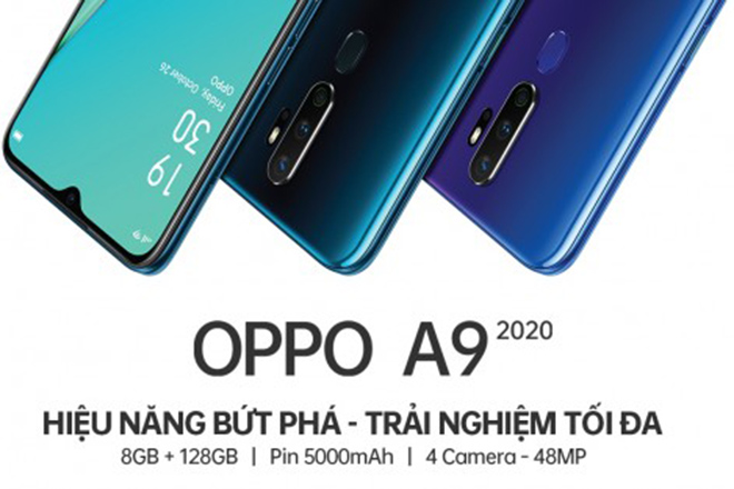 Thông tin về Oppo A9 2020 trên Facebook.