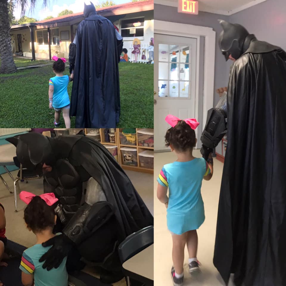 "Người dơi" Jack Ashbury đã khiến cô bé Lydia trở nên hòa đồng hơn và không còn bị bạn bè bắt nạt (Ảnh:&nbsp;Erica Adrianne Calculli)