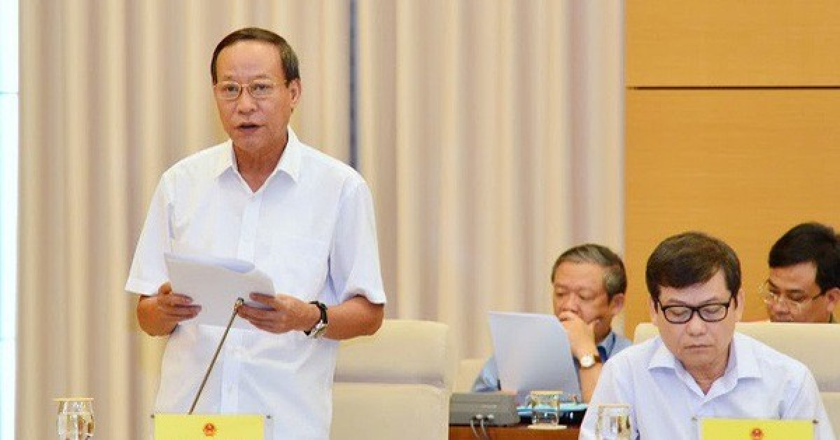 Thượng tướng Lê Quý Vương, Thứ trưởng Bộ Công an tại phiên họp của Ủy ban Tư pháp