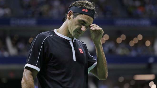 Federer bị chấn thương nhưng vẫn không bỏ cuộc cho tới cuối trận