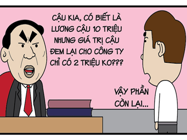 Tranh vui - Vì sao lương năng lực chỉ được trả có 20%?