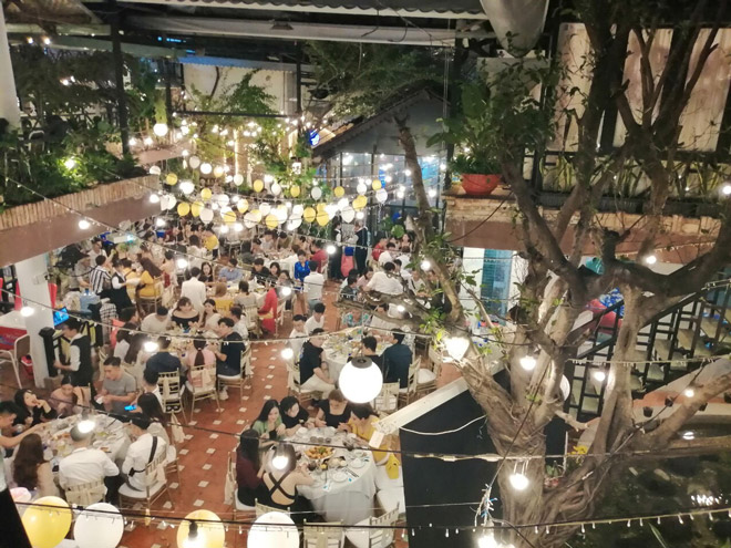 Không gian sân vườn thoáng mát