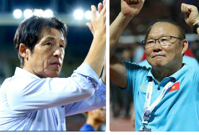Từng đưa ĐT Nhật Bản vào vòng 1/8 World Cup, nhưng HLV Nishino vẫn không thể đánh bại thầy Park