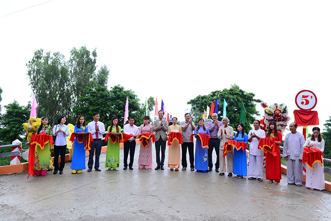 Lễ khánh thành cây cầu mới tại Kênh Hòa Bình, xã Phú Thành, huyện Phú Tân (An Giang)