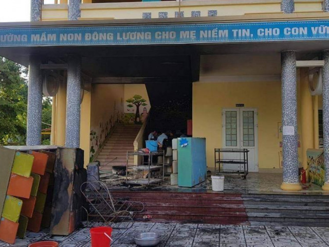 Tin tức trong ngày - Cháy trường mầm non, sơ tán kịp thời gần 120 trẻ nhỏ