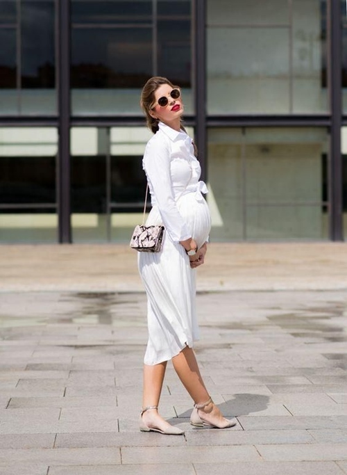 Mẹ bầu đừng chỉ mặc mãi váy suông nhạt nhẽo - 2