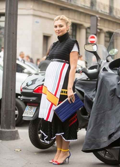 Mẹ bầu đừng chỉ mặc mãi váy suông nhạt nhẽo - 10