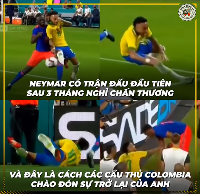 Sự trở lại không hề êm đẹp của Neymar.