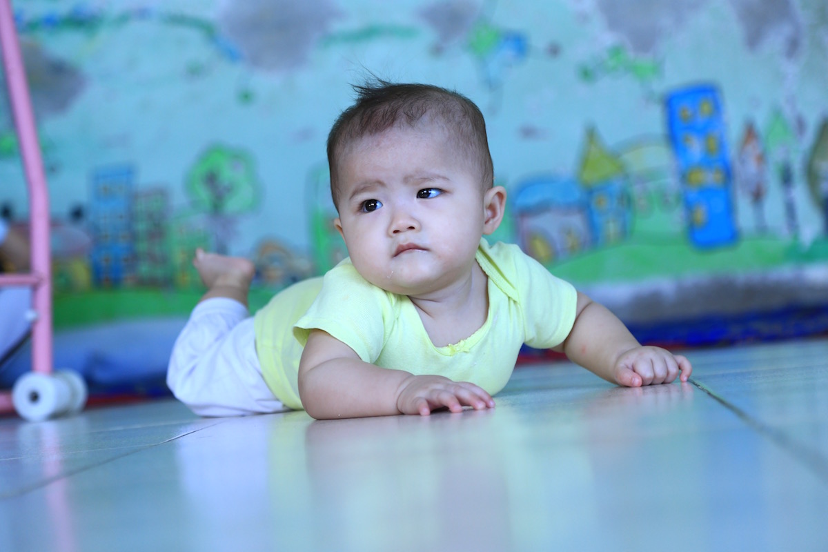 Ông Hiệp mong muốn sau này những đứa trẻ tại cơ sở sẽ lớn lên và trở thành người hữu ích cho xã hội. Ảnh: V.D