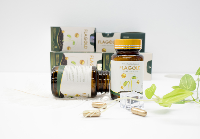 Bổ sung Estrogen bằng tinh chất mầm đậu nành Flagold được coi là bí quyết hồi sinh làn da của phụ nữ hiện đại