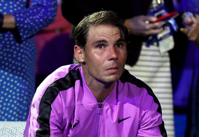 Nadal khóc vì xúc động khi đăng quang Mỹ mở rộng lần thứ tư trong sự nghiệp