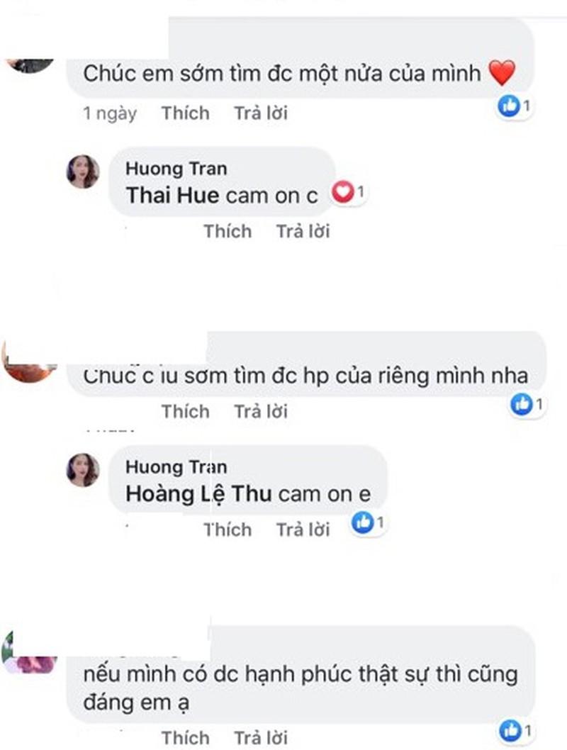 Nhiều người ủng hộ cô nàng bắt đầu một mối quan hệ mới.