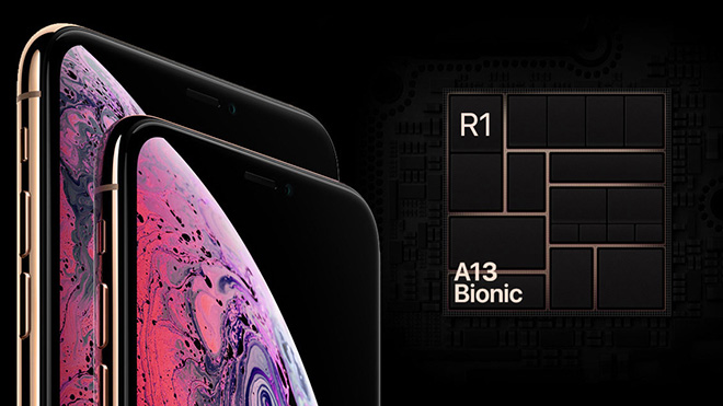 Apple sẽ trang bị chip đồng xử lý R1 cho A13 Bionic.