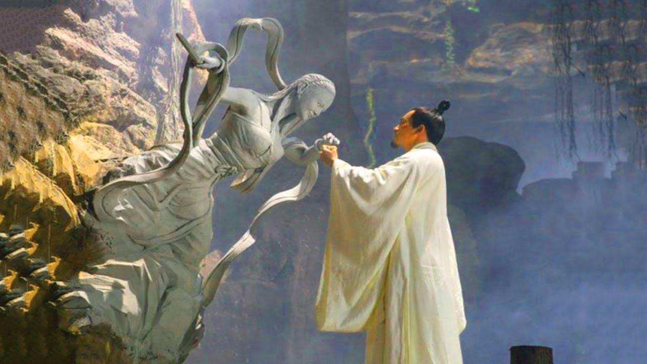 Bức tượng được đệ tử của Tiêu Dao Tử tạc.
