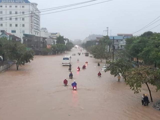 Trận mưa lớn khủng khiếp ở Thái Nguyên lập kỷ lục trong 30 năm trở lại đây