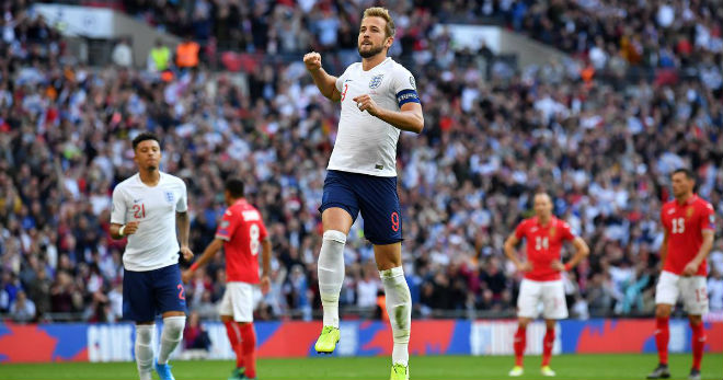 Kane và các đồng đội đang thăng hoa cùng ĐT Anh ở vòng loại Euro 2020
