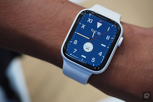 Apple Watch series 5 chính thức trình làng với màn hình retina.