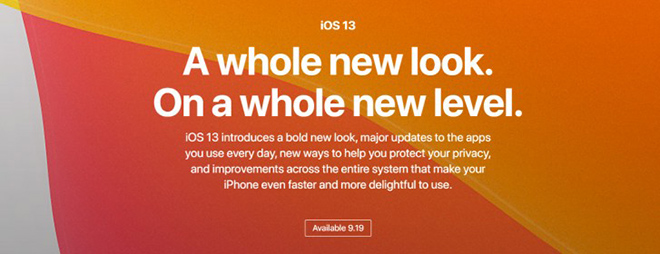 iOS 13 sẽ chính thức đến tay người dùng iPhone từ ngày 19/9 - 2
