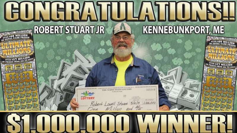 Ông Robert Stuart đã 2 lần liên tiếp&nbsp;trúng xổ số chỉ trong vòng 3 tháng (Ảnh: Maine Lottery)