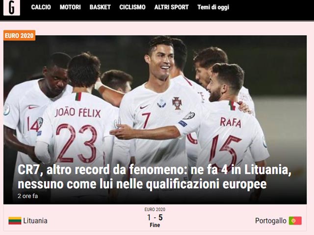 Bóng đá - Ronaldo chói sáng 4 bàn: Báo chí thế giới ngả mũ kính nể "vua châu Âu"