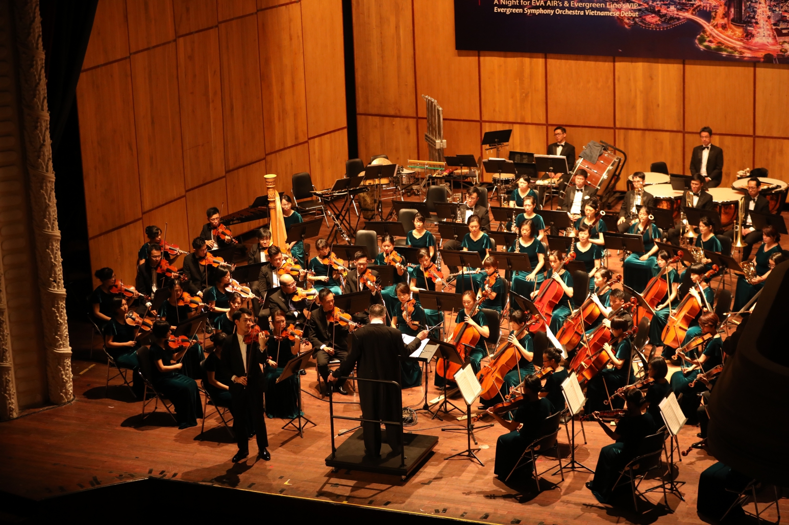 Dàn nhạc với quy mô hoành tráng đến từ Đài Loan.