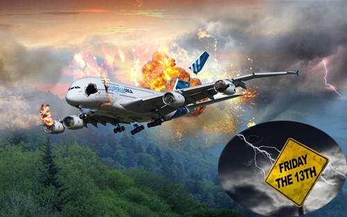 Sự trùng hợp của nhiều sự cố xảy ra vào thứ 6 ngày 13 càng khiến nhiều người lo sợ ngày này