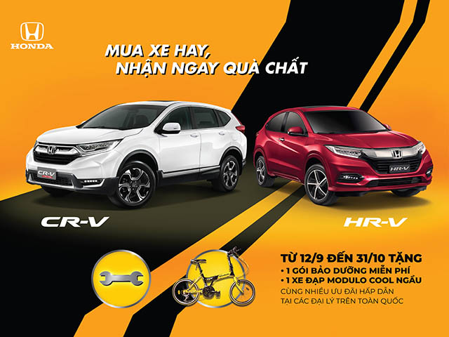 Tin tức ô tô - Honda Việt Nam triển khai chương trình khuyến mãi “Mua xe hay, nhận ngay quà chất”
