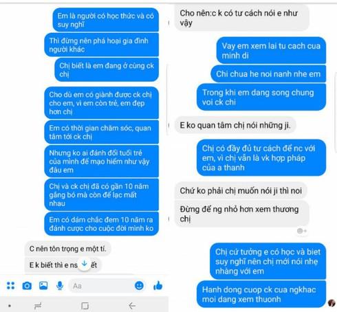 Kẻ thứ 3 được đánh giá là trẻ trung, xinh đẹp, nhưng lại "mặt dày" đến mức thách thức ngược vợ chính thất.