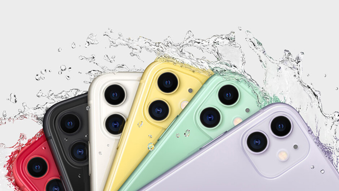 iPhone 11 đã được tăng cường khả năng chống nước.