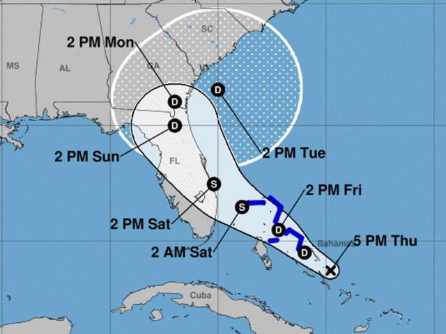 Thế giới - Vừa bị siêu bão Dorian tàn phá khốc hại, Bahamas lại có nguy cơ gặp bão mới