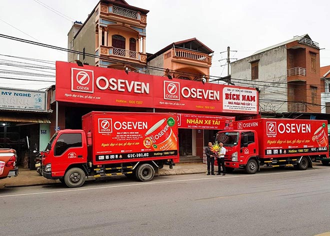 Đại lý Bích Nam được công ty hỗ trợ xe tải chở hàng