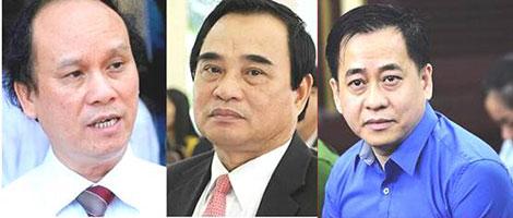 Từ trái sang: Trần Văn Minh, Văn Hữu Chiến và Vũ "nhôm" (sử dụng ảnh trên Internet).